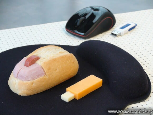 FOTOFUN - Sanduíche de mouse wireless.