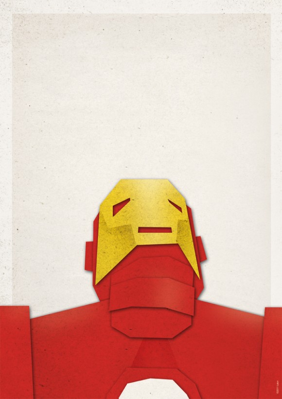 Posters Vintage de Super-Heróis.