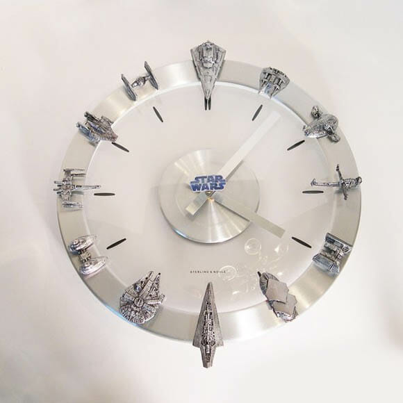 Tenha um relógio customizado com as naves de Star Wars!