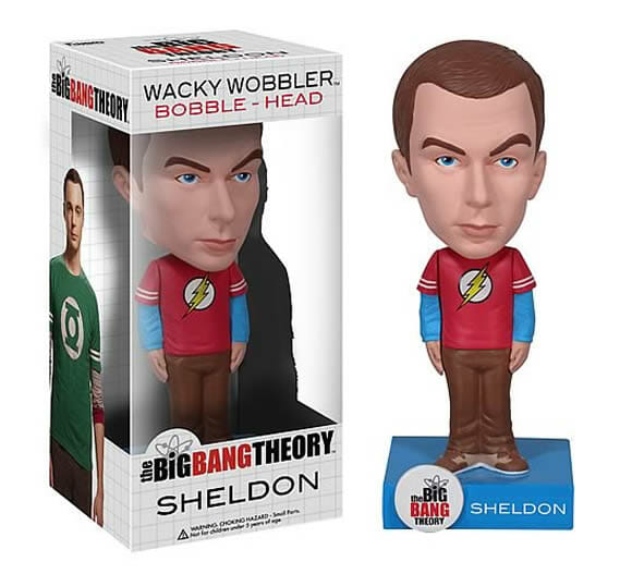 Bobble Heads do Sheldon e Howard da série The Big Bang Theory