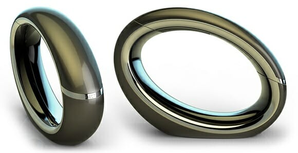Eclipse DECT - Um telefone sem fio circular com design futurista