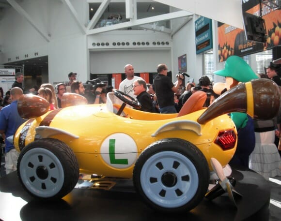 Nintendo exibe um modelo real do Kart do Super Mario na feira de Automóveis de Los Angeles