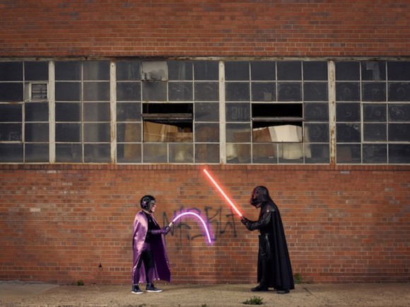 Darth Vader faz amizade com um herói da terceira idade