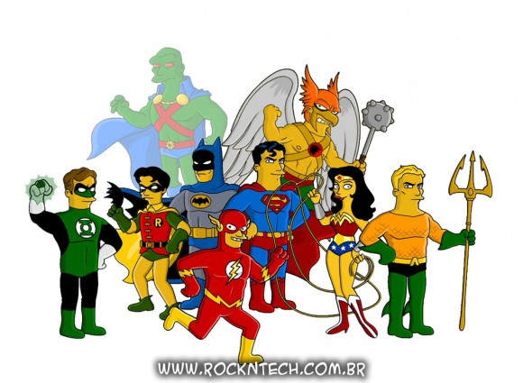 FOTOFUN - Super-Heróis Simpsonizados