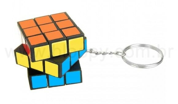 Natal Geek - Dica de presente: Chaveiro Cubo Mágico que funciona de verdade!
