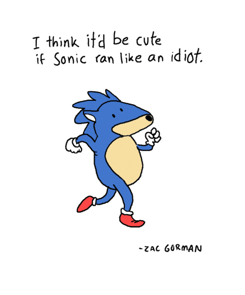 Meme do dia: 10 maneiras desengonçadas que o Sonic poderia correr