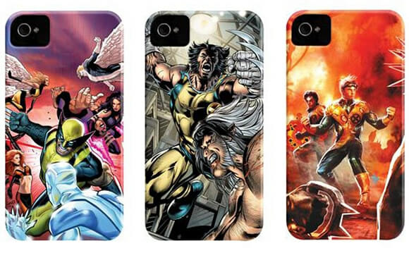 Capas para iPhone 4 e 4S estampadas com os heróis da Marvel