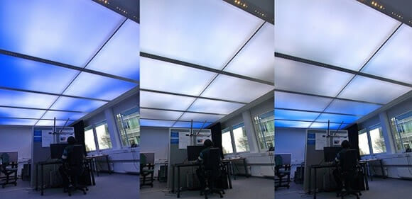 Pesquisadores inventam teto de LEDs capaz de recriar o céu natural em ambientes fechados