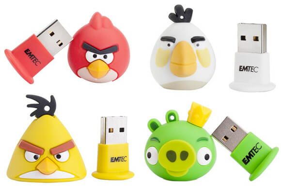 Pen drives Angry Birds da Emtec: Mais que um gadget, um item de colecionador!