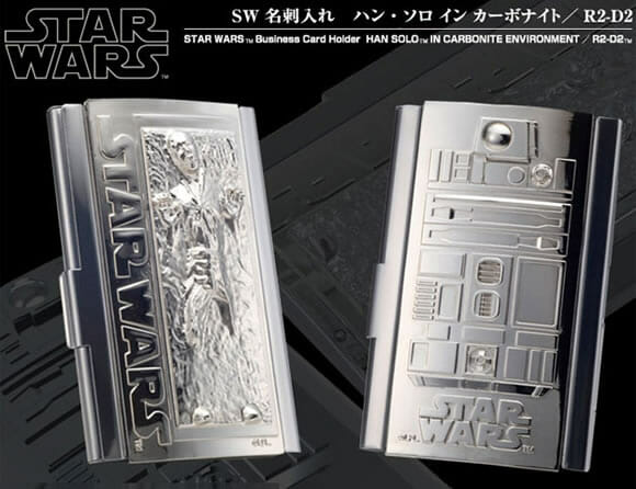 Porta-cartões de geek tem que ser do R2-D2 ou Han Solo do Star Wars!