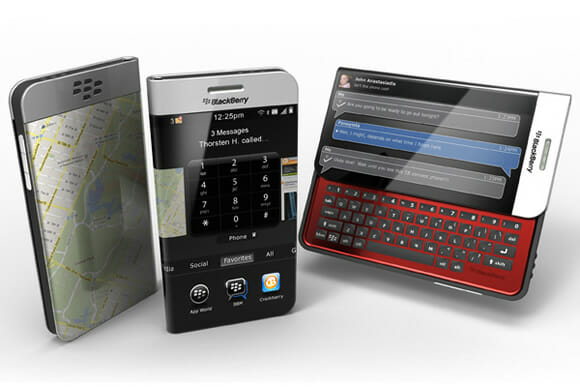 Designer redesenha BlackBerry com um design futurista e atraente