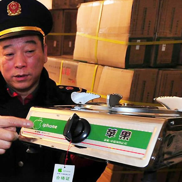 Fogões de cozinha portáteis são apreendidos na China por terem marca "iPhone"