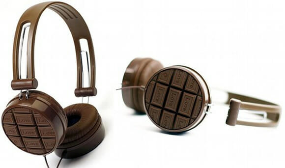 Headphone para viciados em música e chocolate