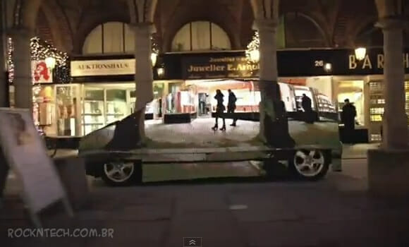O espetacular Mercedes invisível! (vídeo)