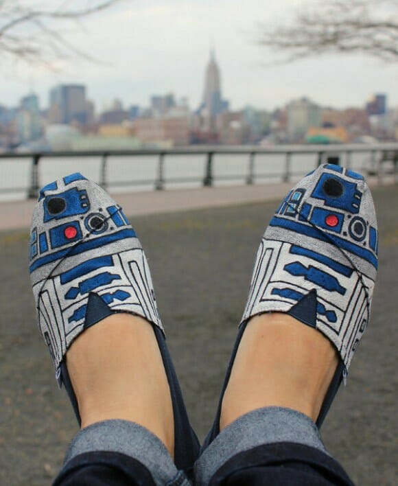 Moda geek: Sapatos do R2-D2