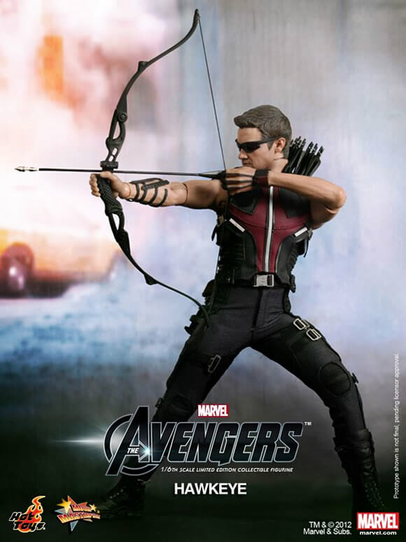 Novo action figure Hawkeye de Os Vingadores da Hot Toys é incrivelmente perfeito!
