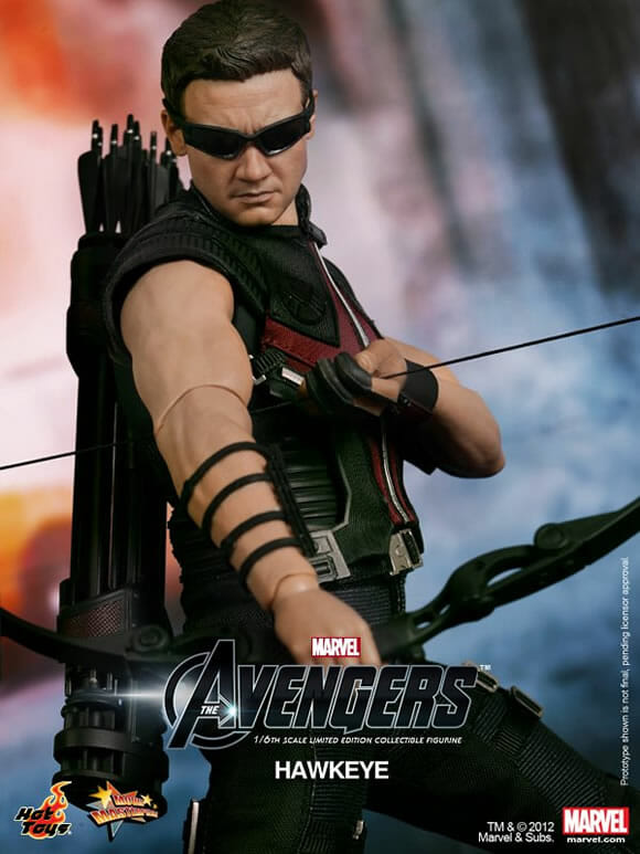 Novo action figure Hawkeye de Os Vingadores da Hot Toys é incrivelmente perfeito!