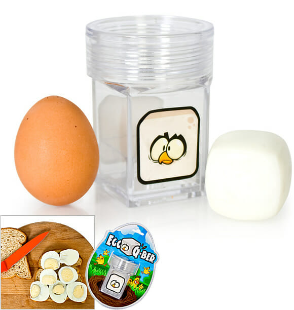 Acessório prático transforma seu ovo cozido em quadrado em apenas 60 segundos