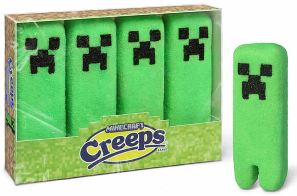 Creepers do game Minecraft versão marshmallow. BUUUMMM!!!