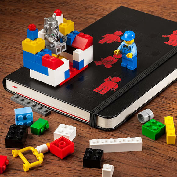 Bloco de anotações de LEGO