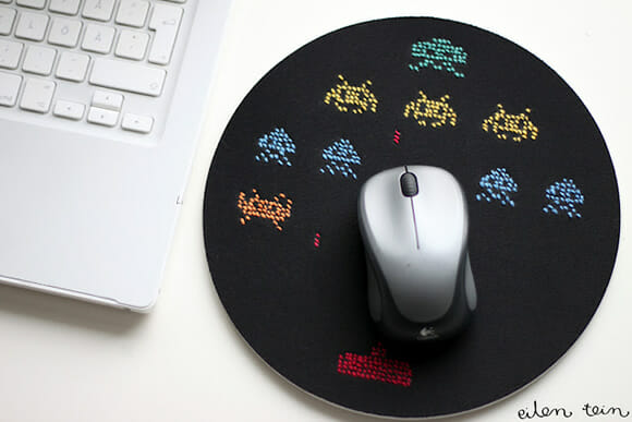 Mousepad dos Space Invaders