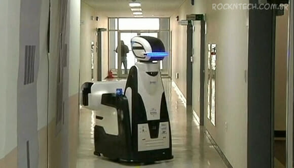 Na Coréia do Sul são robôs que patrulham as penitenciárias (vídeo)