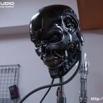 Busto robótico do T-800 do filme Exterminador do Futuro é assustador! (vídeo)