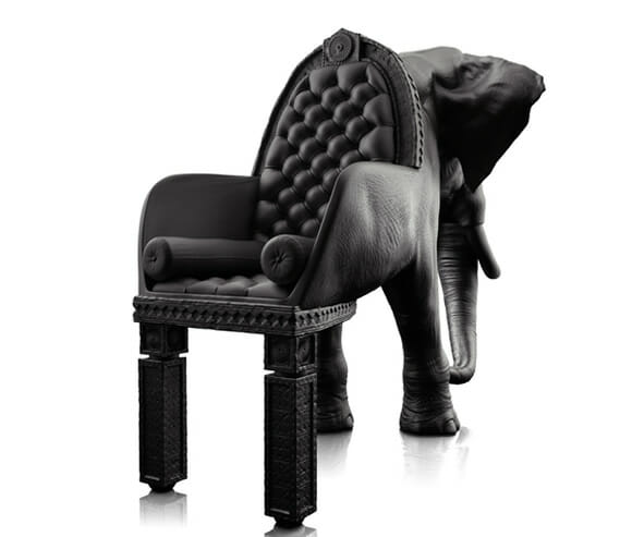 Decoração inusitada com a Cadeira Elefante