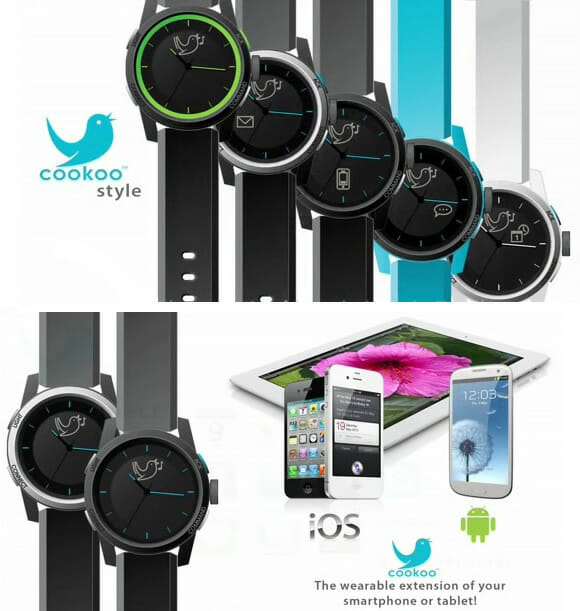 Cookoo Smart Watch é um relógio simples, mas que interage com nossos smartphones (vídeo)