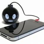 Speaker BOMB para smartphones, tablets e MP3 players - Upgrade no som em forma de BUUUM!