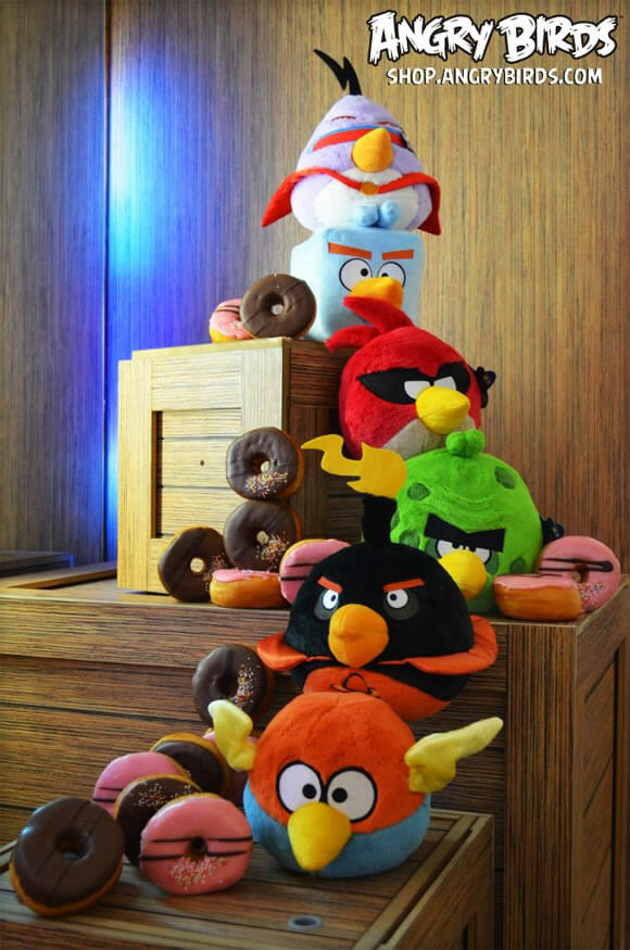 Pelúcias do game Angry Birds Space oficiais da Rovio já estão à venda!