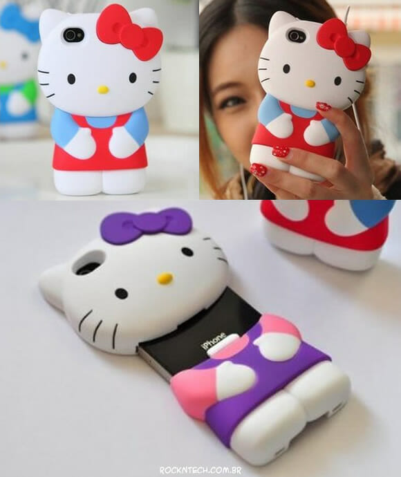 Capa para iPhone da Hello Kitty deixa o smartphone parecendo um brinquedo