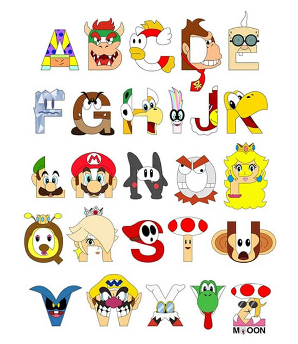 FOTOFUN - Alfabeto Super Mario