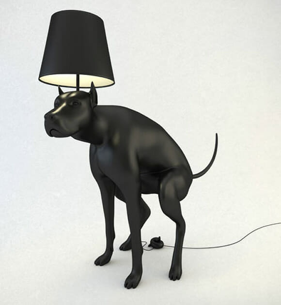 Luminárias criativas e inusitadas imitam cachorros