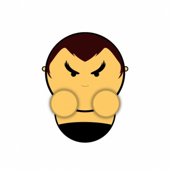 Personagens minimalistas do Street Fighter