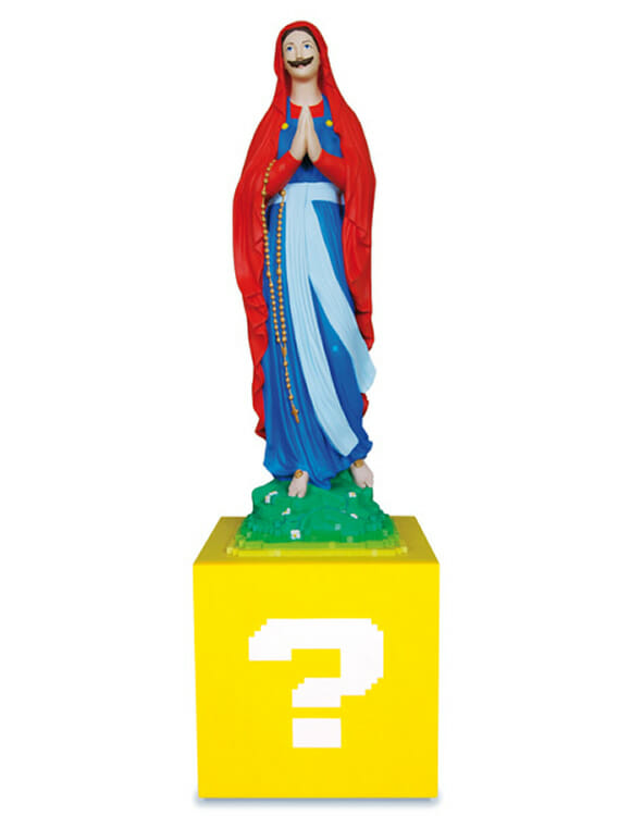 Artista cria imagem da Virgem Maria versão Super Mario