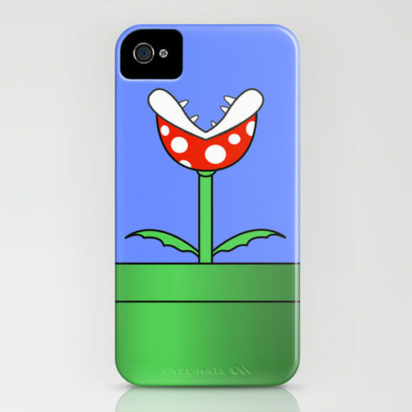 Capas para iPhone com desenhos minimalistas dos personagens do Super Mario