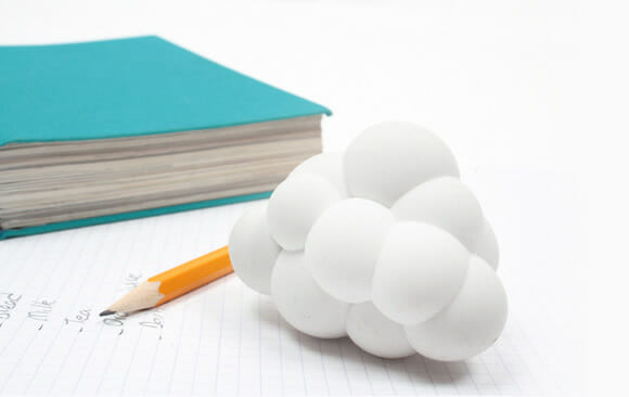 Cloud erasers - Borrachas escolares em forma de nuvens