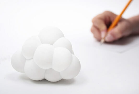 Cloud erasers - Borrachas escolares em forma de nuvens