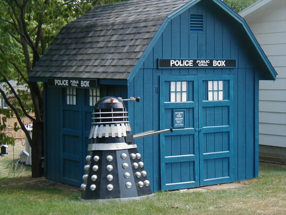 Galpão TARDIS e Dalek