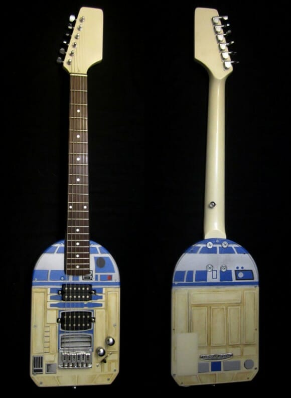 Guitarra R2-D2. AWESOME!