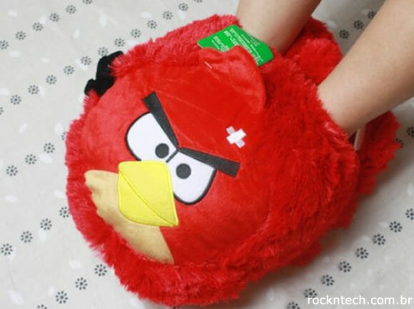 Red Bird USB do Angry Birds mantém seus pés aquecidos em dias frios