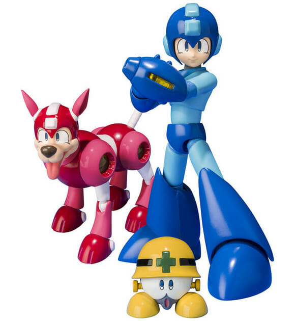 Edição de aniversário de action figures Mega Man pra comemorar os 25 anos da franquia