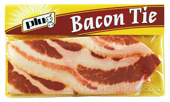 Gravata bacon para fanáticos por bacon!
