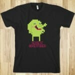 Camisetas com estampas dos personagens de Adventure Time estilo 8-bits