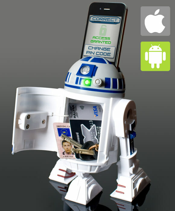 Cofre inteligente do R2-D2 utiliza seu smartphone para proteger os seus pertences