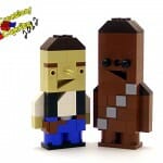 Simpáticos personagens de Star Wars recriados com LEGO