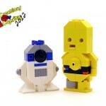 Simpáticos personagens de Star Wars recriados com LEGO