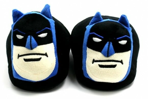 Bat Pantufas - Pantufas do Batman para os pés dos geeks