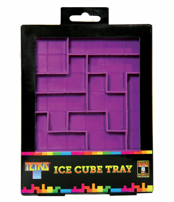 Fôrmas de gelo Tetris colocam as peças do game para dentro do copo
